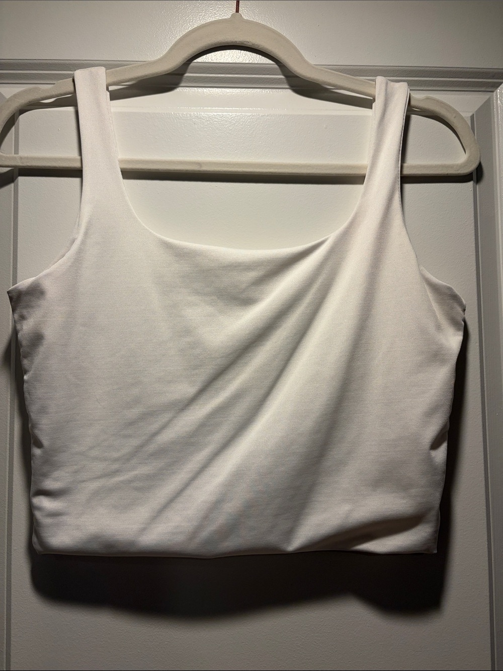 Classic White Scoop Neck Tank Top - Women's